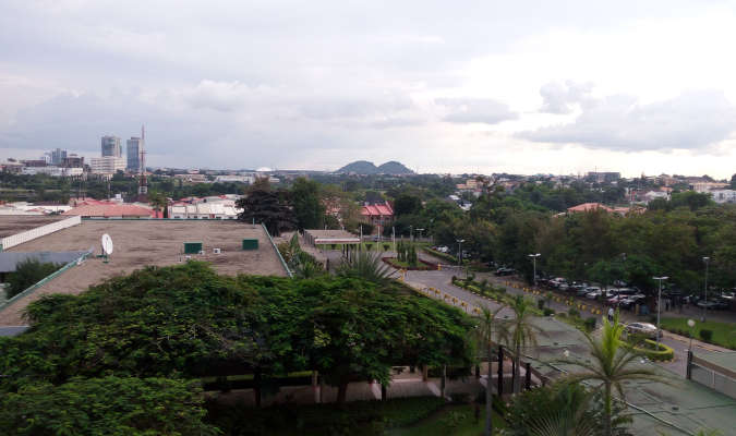 view of abuja city